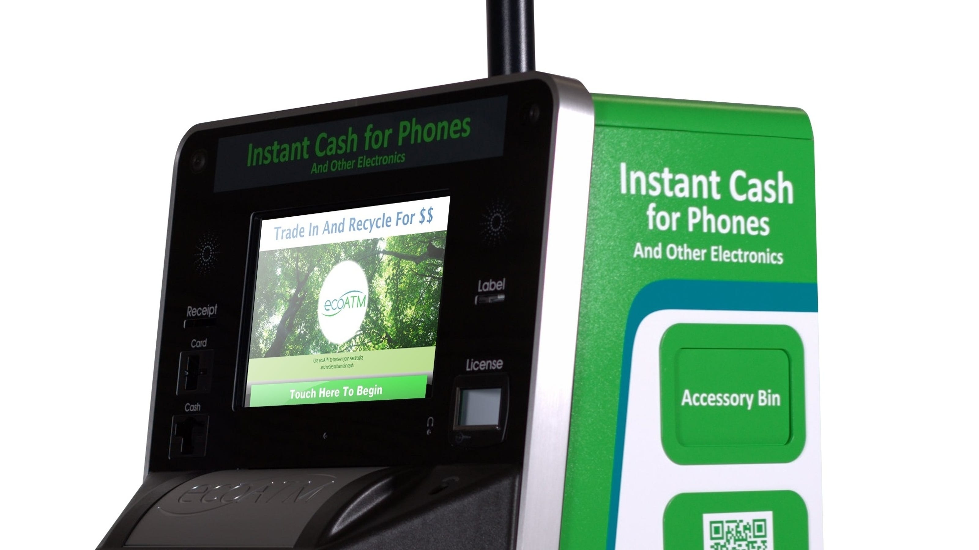Phone ATMs, recyclers pay cash for used devices