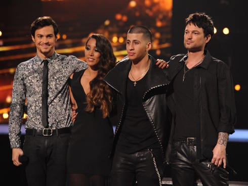 From left: Alex and Sierra, Carlito Olivero and Jeff Gutt.