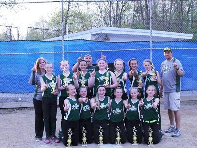 The Madison Rams won the seventh grade Mid Ohio League softball championship, going 17-0.