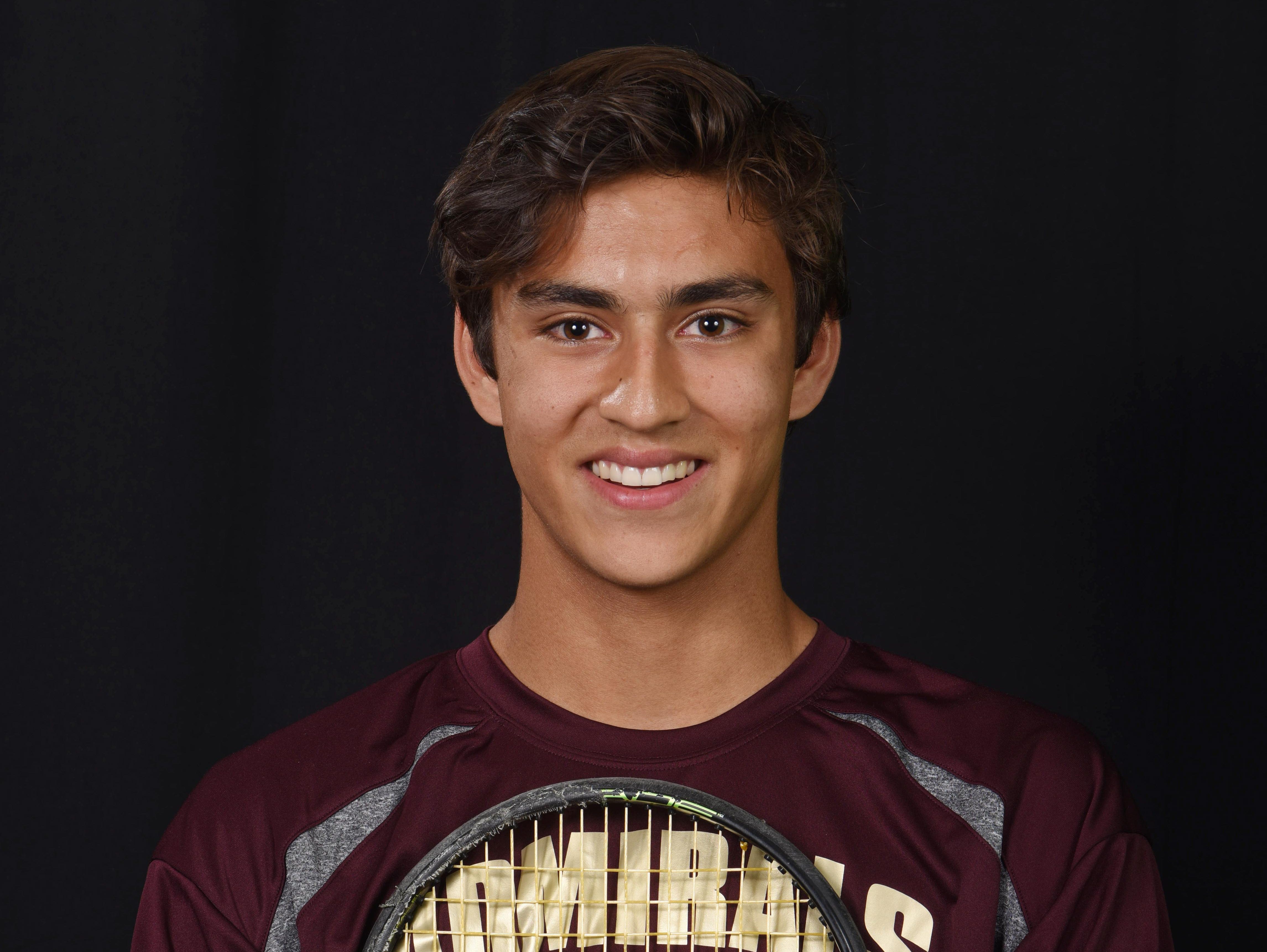 Arlington High School’s Jake Bhangdia was named Poughkeepsie Journal’s Tennis Player of the Year.
