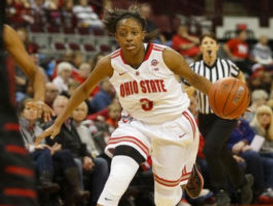 Ohio State sophomore guard Kelsey Mitchell will throw out the first pitch at the Reds game Wednesday night.