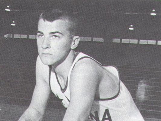 Louie Dampier shown in 1963 in his Indiana All-Star photo.