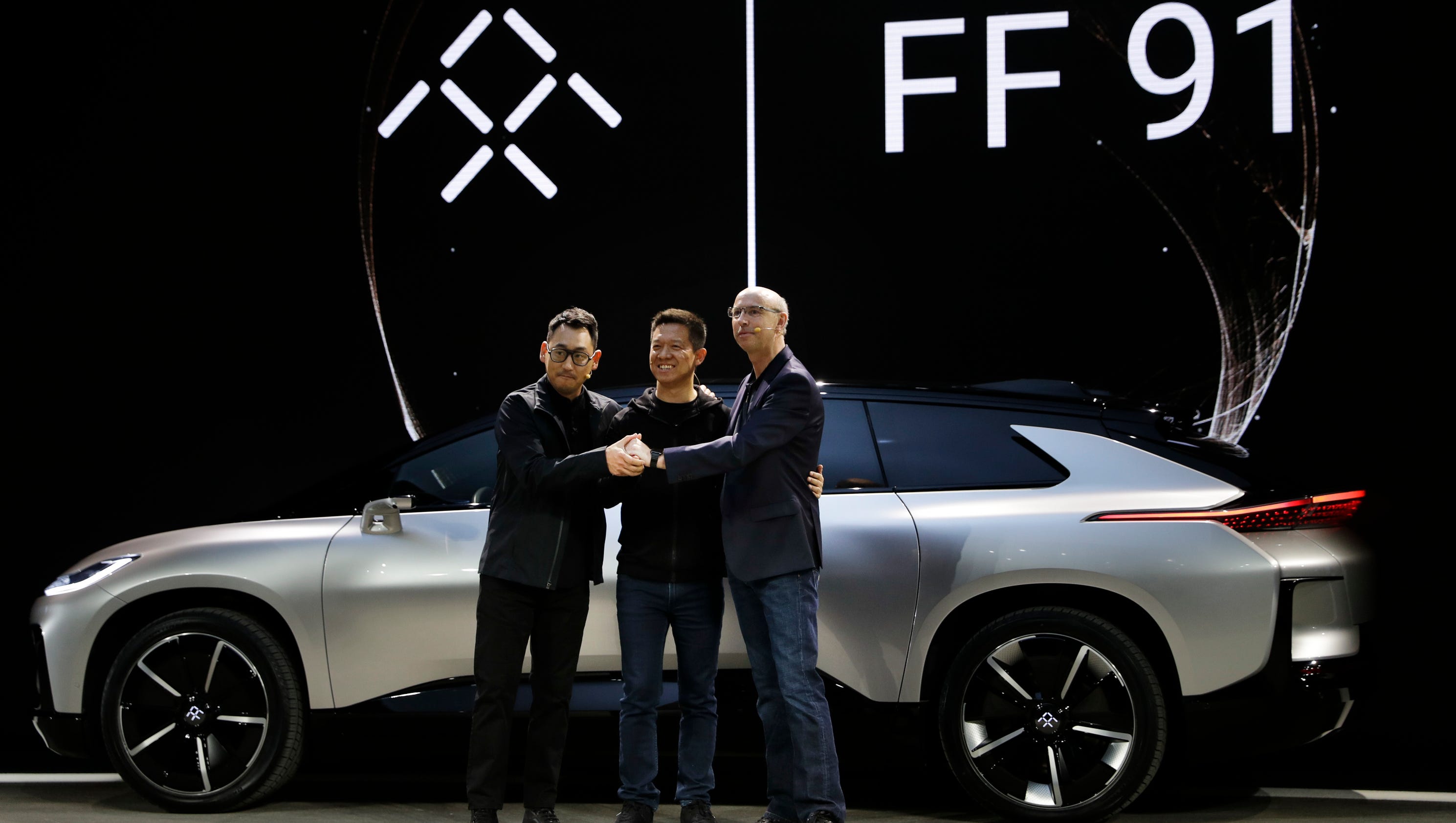 Faraday Future's electric car gets a face and a name: FF 91