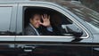 New York Governor Andrew Cuomo departs after visiting