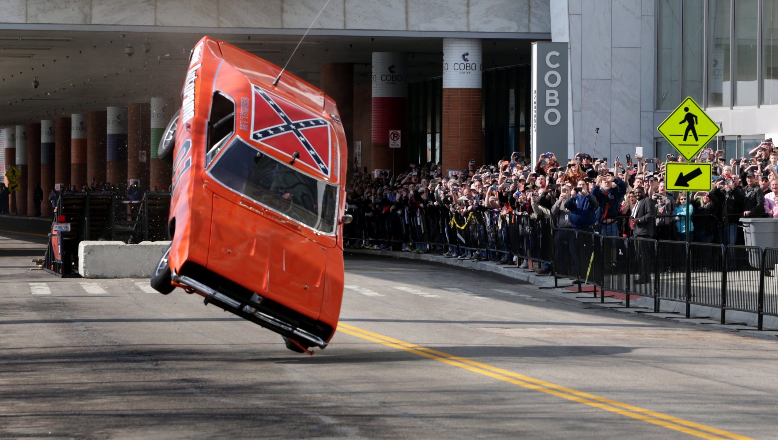 Photos: 'Dukes of Hazzard' car jumps ramp, crash lands