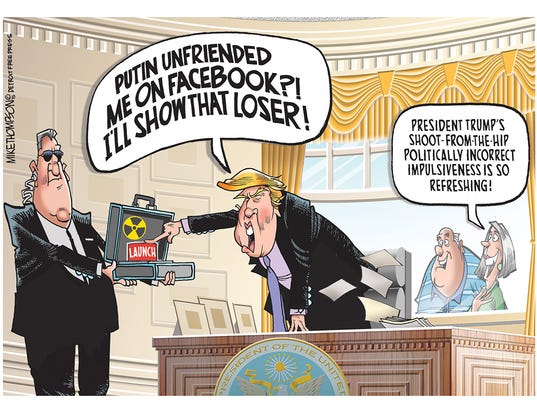 Image result for president Trump cartoons