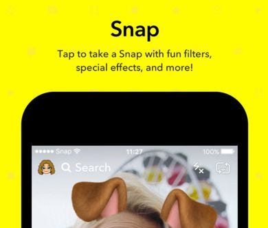 Snapchat has become wildly popular with teens and twenty-somethings because of filters that overlay on short video clips.