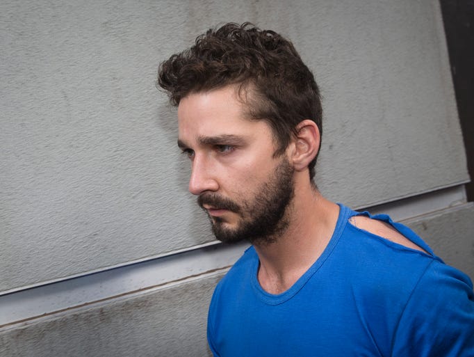 Actor Shia LaBeouf was arrested on charges of criminal trespass and misconduct Thursday evening after causing a disruption at a performance of the Broadway show 'Cabaret.'
