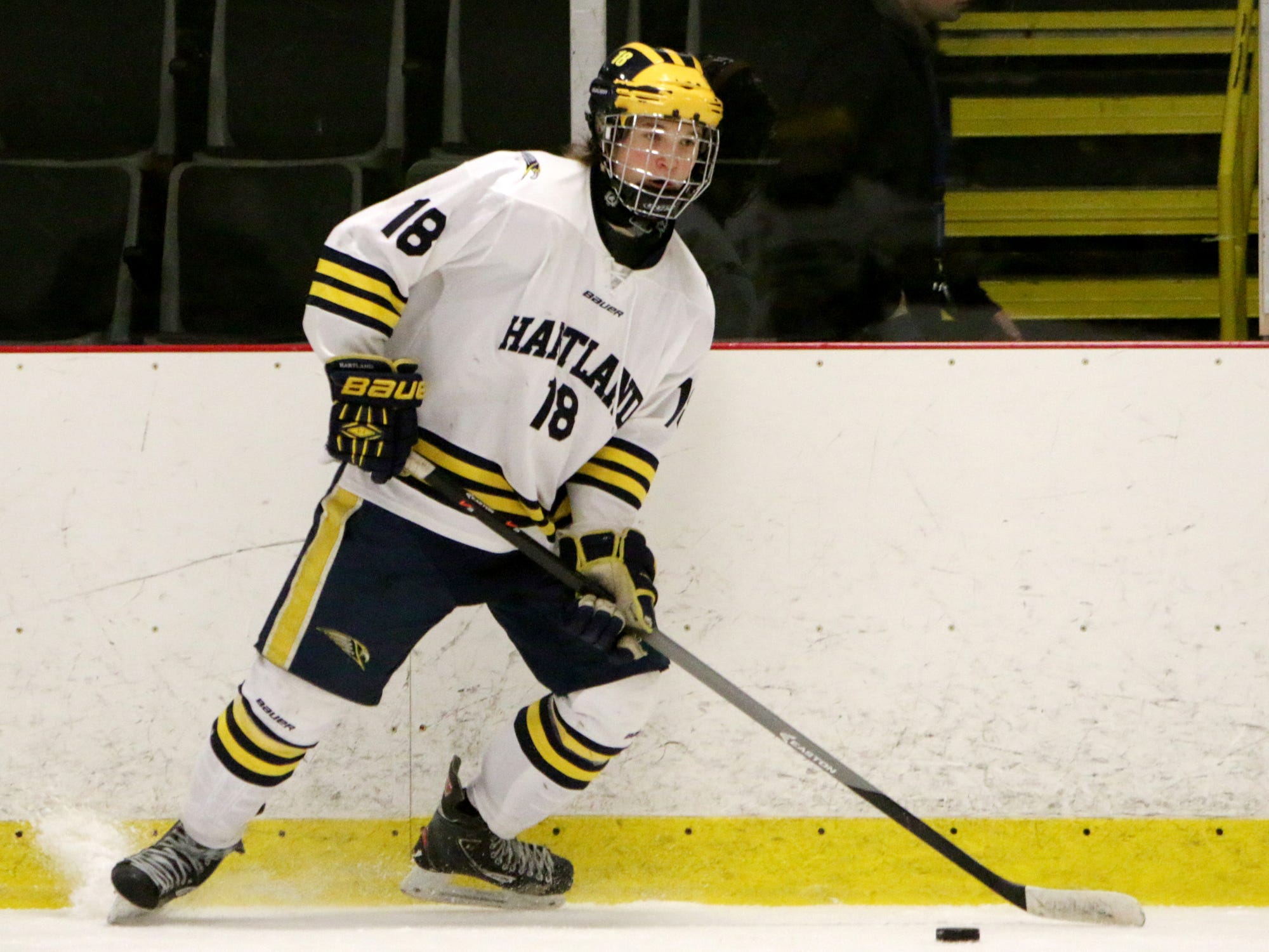 Nathan Lipon had a big weekend, getting a hat trick against Trenton on Friday and two more against Hancock on Saturday.