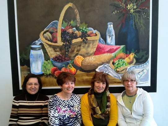 From left, Tina Farrell, Kay Hahn-Casler, Hope Matthews