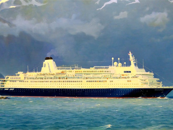 The second Westerdam, also shown in a Stephen Card