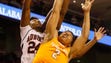 Auburn forward Anfernee McLemore (24) and Tennessee