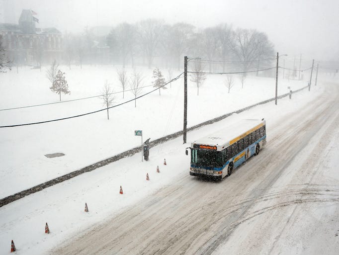 Winter Storm Wallops Eastern Usa