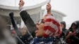 Khulud Fidama, 26, of Dearborn, Mich., stands with
