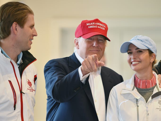 Trump has hit the campaign trail with her father. Here