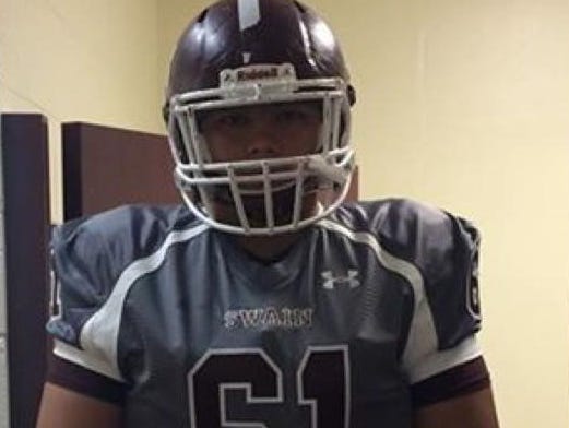 Issiah Bradley averaged 7.2 tackles per game for Swain County in 2015.