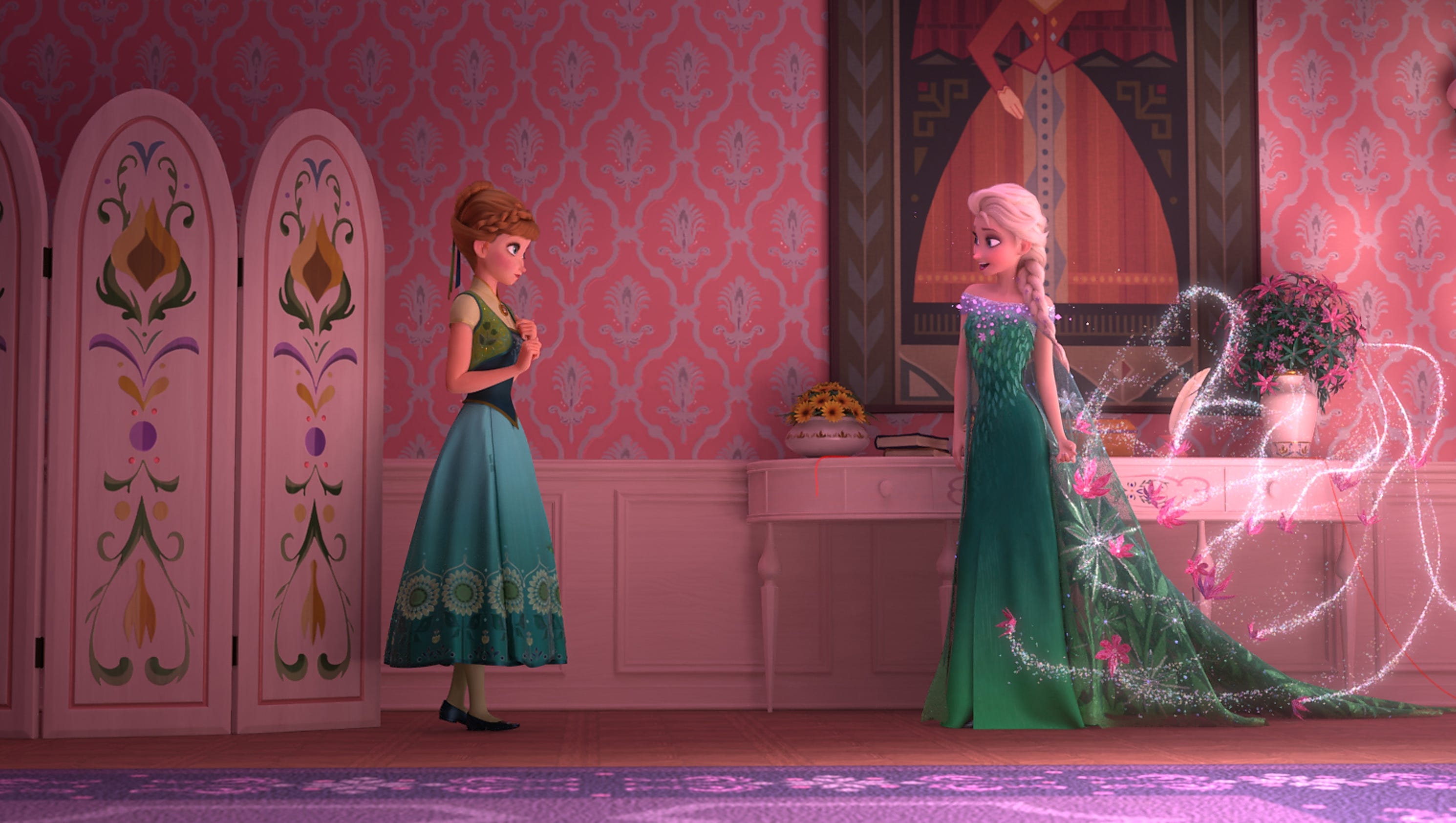 Exclusive: First photos from 'Frozen Fever'