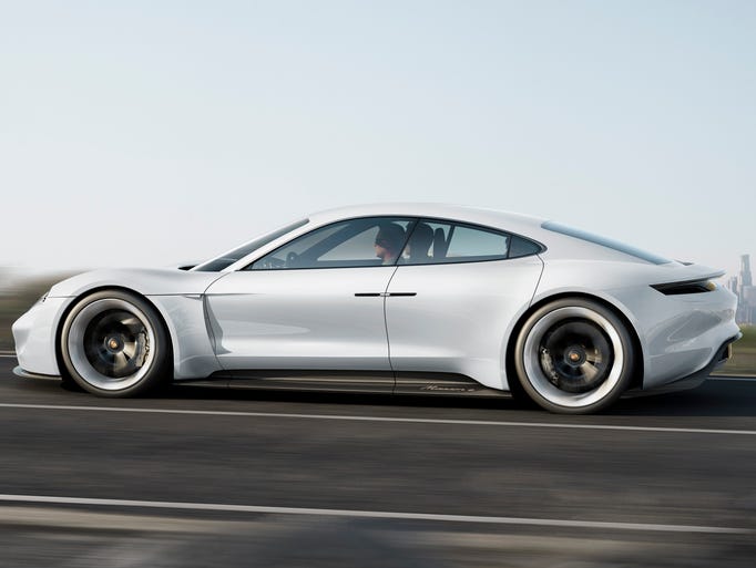 Porsche has introduced its Mission E electric prototype,