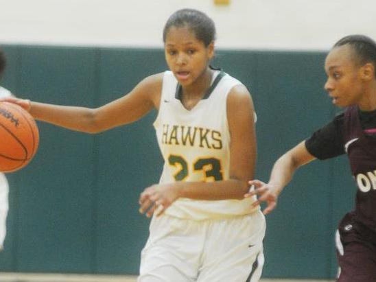 Senior guard Kristen Nelson, who signed with Southern Illinois University, will be a four-year starter for the Hawks.