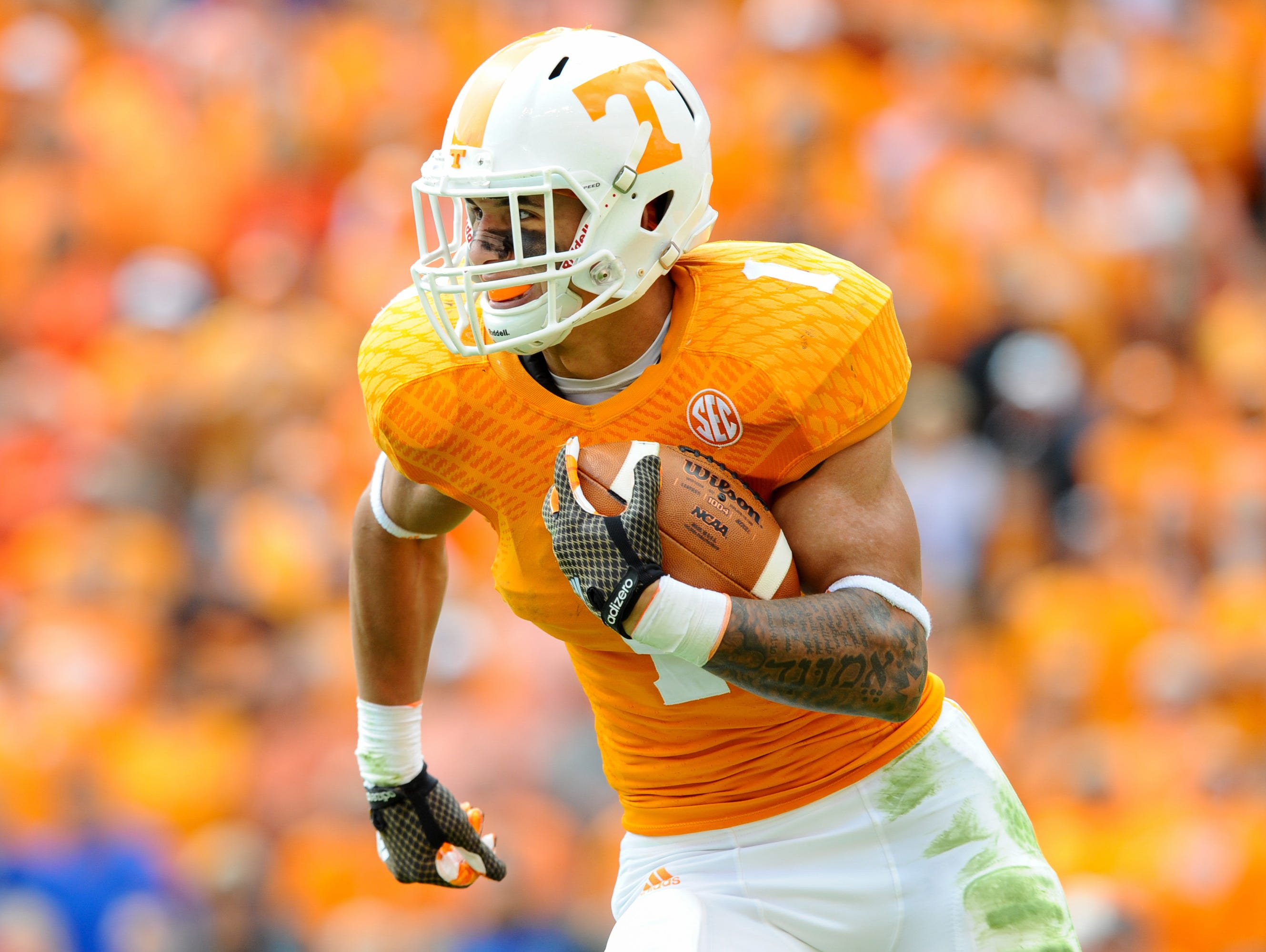 Tennessee Coach Butch Jones said former Beech running back Jalen Hurd is the best running back in the nation and could end up in the Heisman Trophy race.