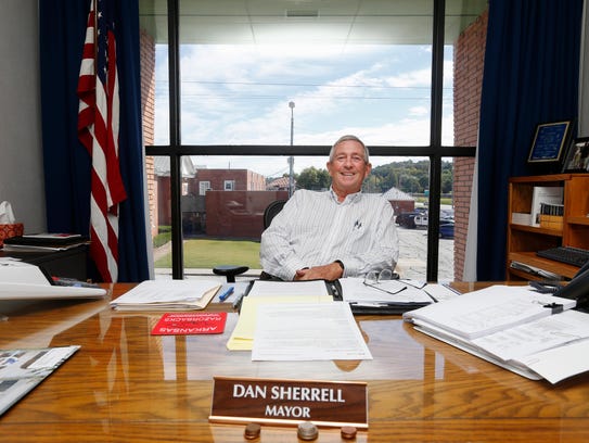 Dan Sherrell, mayor of Harrison, Arkansas, doesn't
