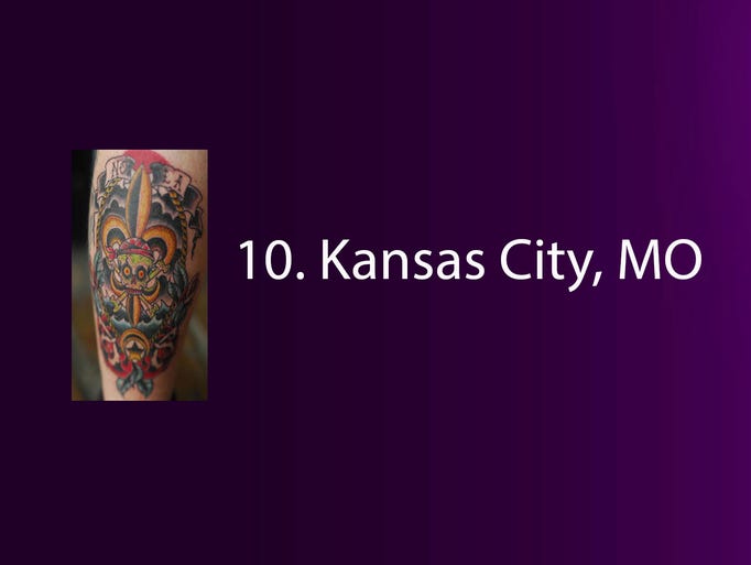 ... Missouri was the number 10 city for getting tattoos removed. Groupon