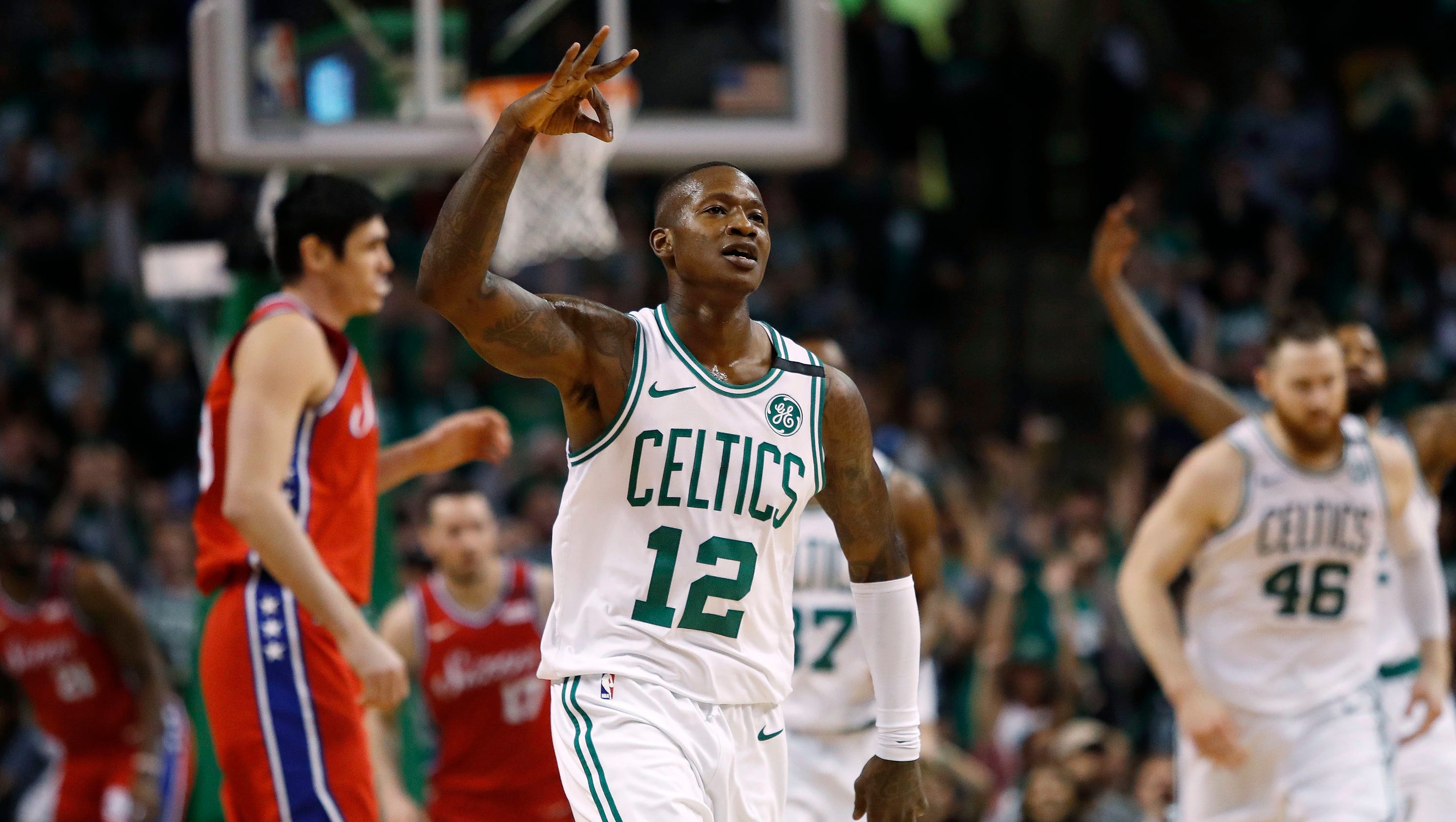 Celtics' youth prevails over 76ers' to take Game 1