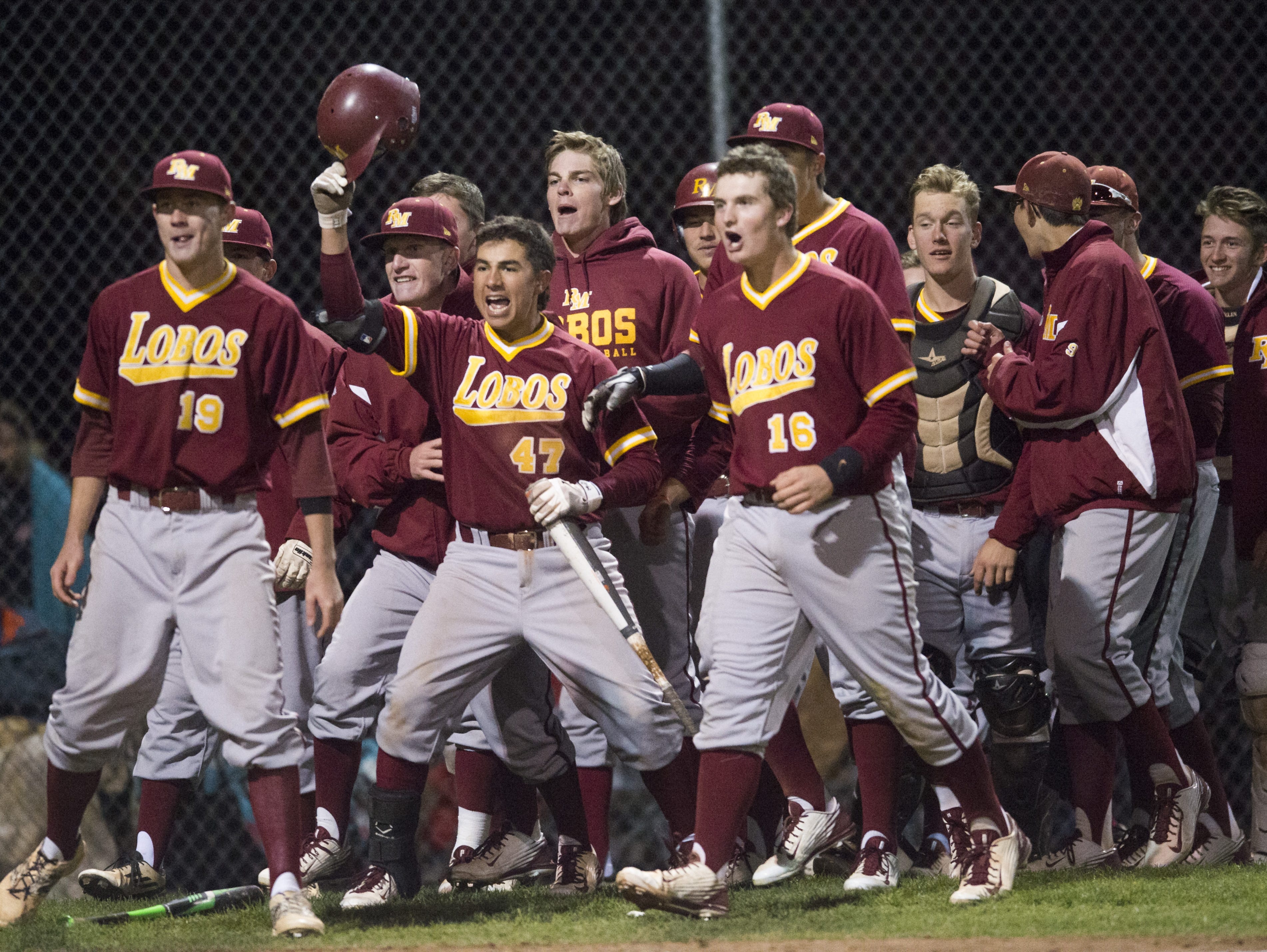 The Rocky Mountain High School baseball team plays Cherry Creek at 2:30 p.m. Friday in the Final Four of the state tournament.