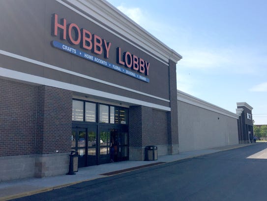 This Hobby Lobby is situated in part of a former Kmart