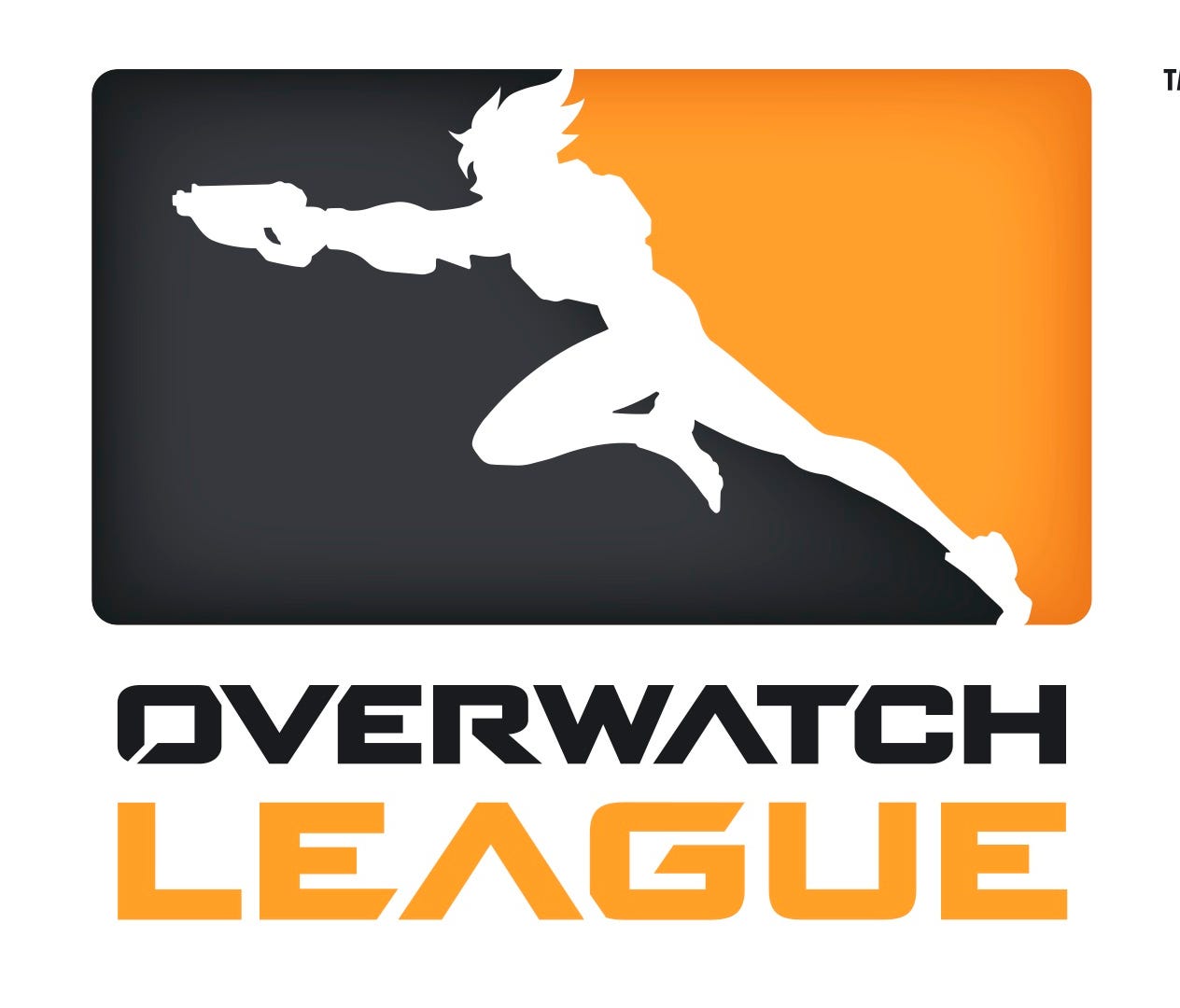 A logo for The Overwatch League.