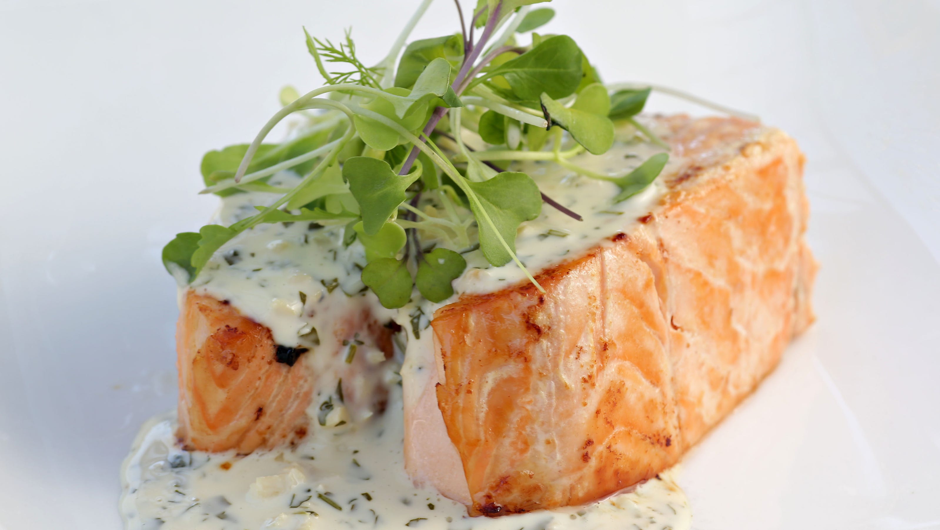 Baked Salmon With Creamy Ponzu Sauce