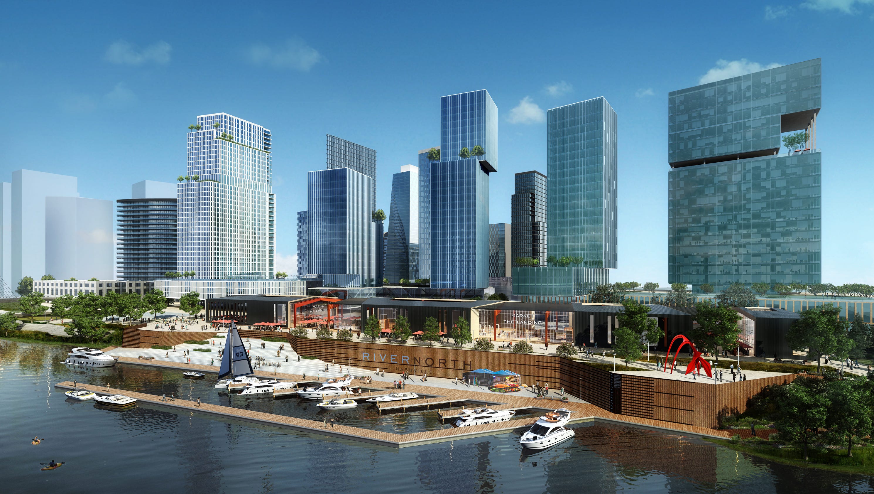 Name, plans unveiled for huge project on Cumberland River's East ... - The Tennessean