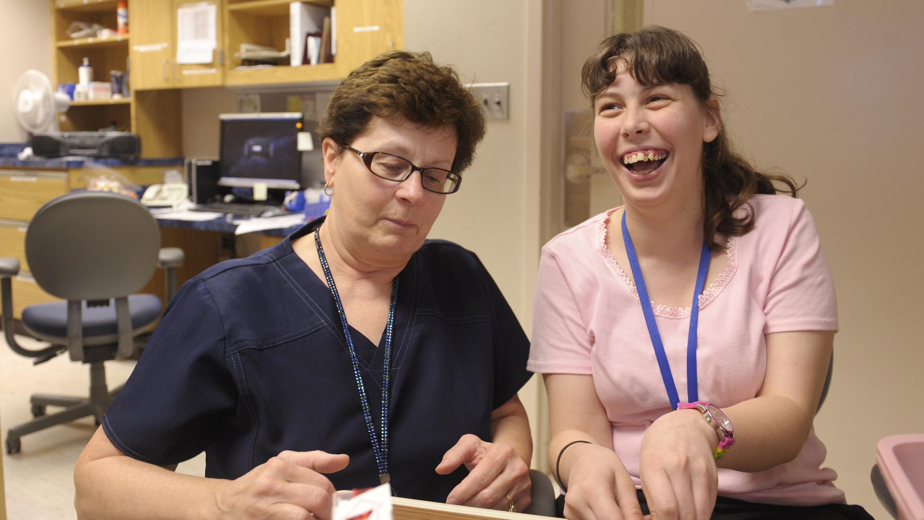Hospital staff, specialneeds kids learn from one other