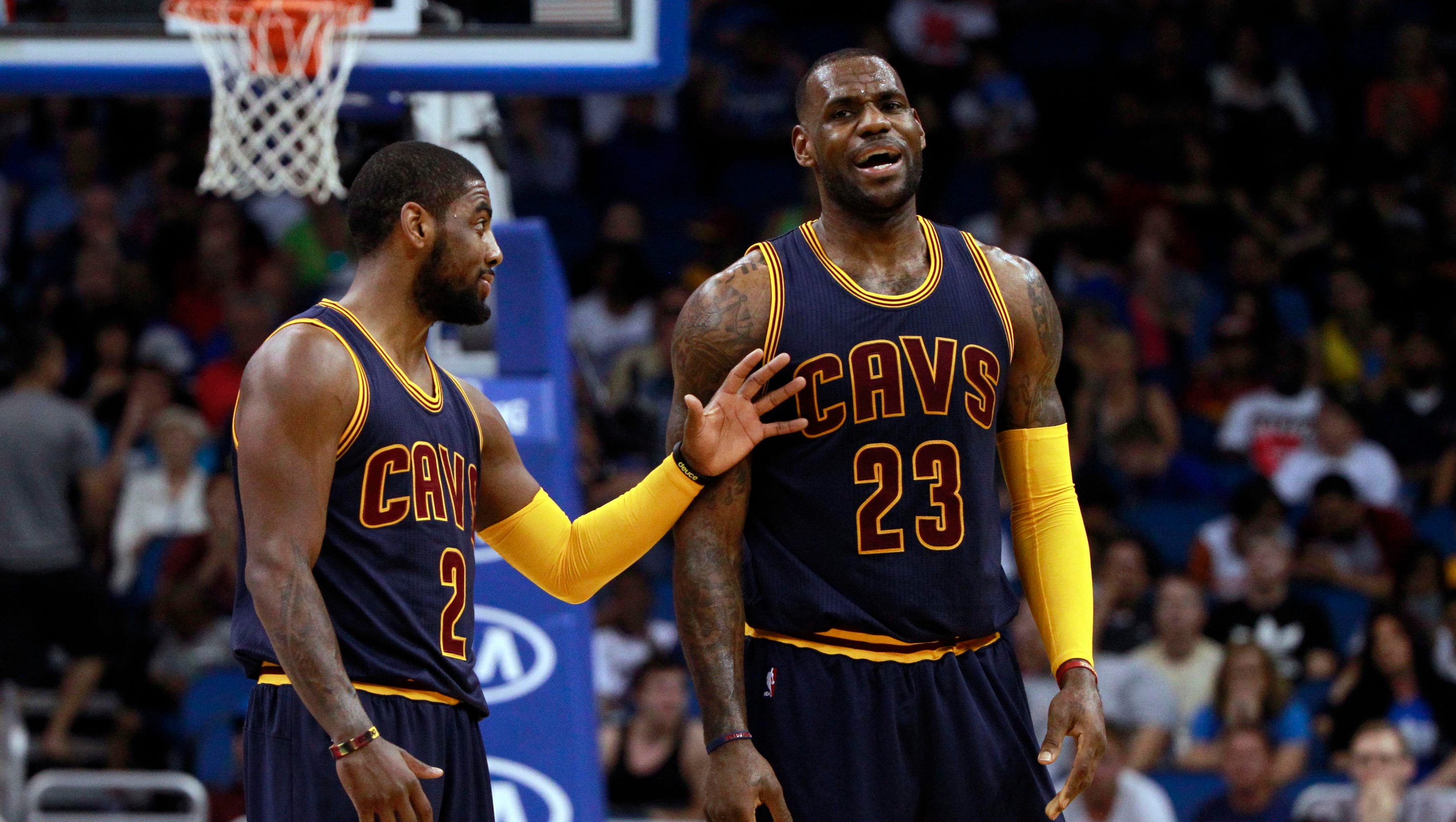LeBron James, Kyrie Irving lead NBA All-Star voting3200 x 1680
