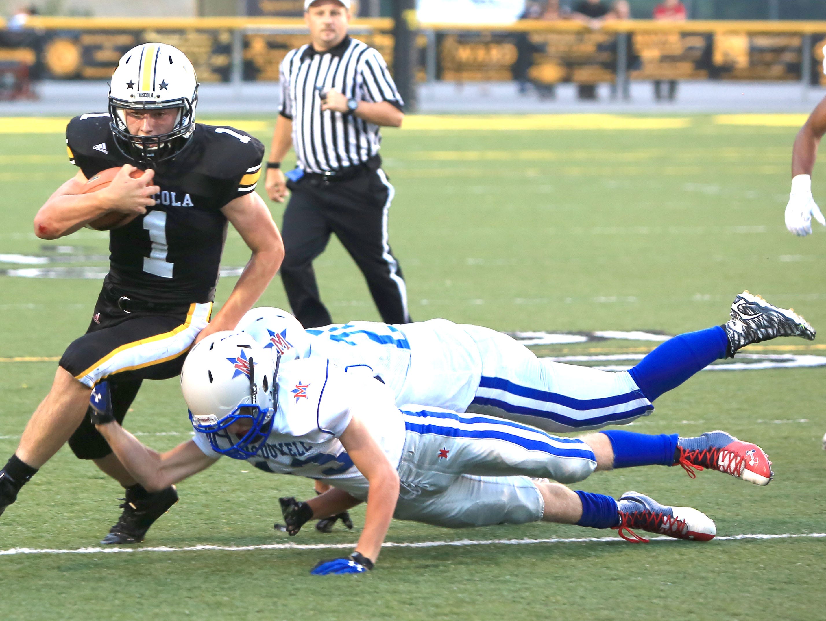 Caleb Ferguson and Tuscola lost 35-20 at home to McDowell in 2015. The same two teams play Friday in Marion.