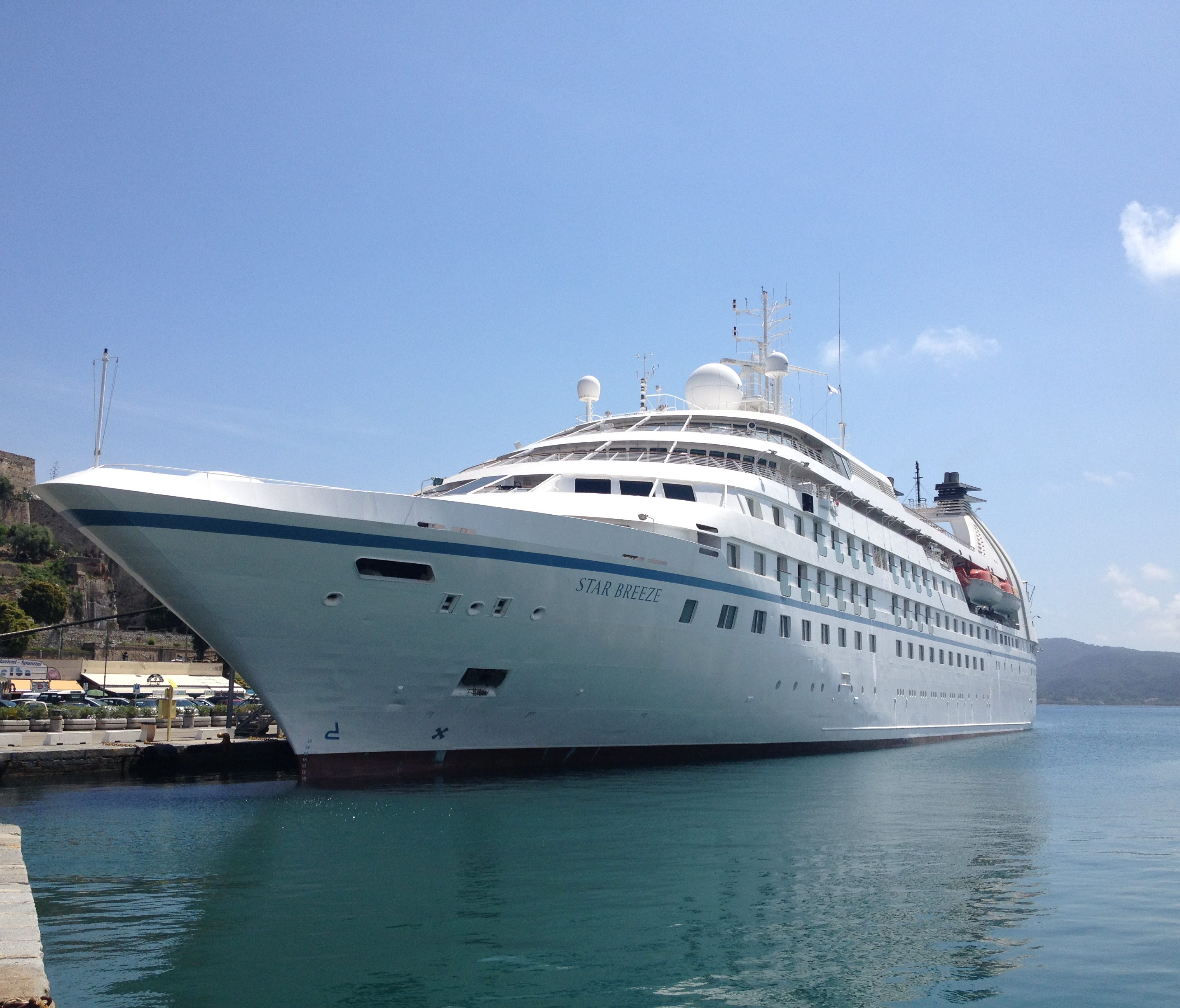 Christened at a ceremony in Nice, France on May 6, 2015, the 212-passenger Star Breeze is Windstar Cruises' second new ship in a year.