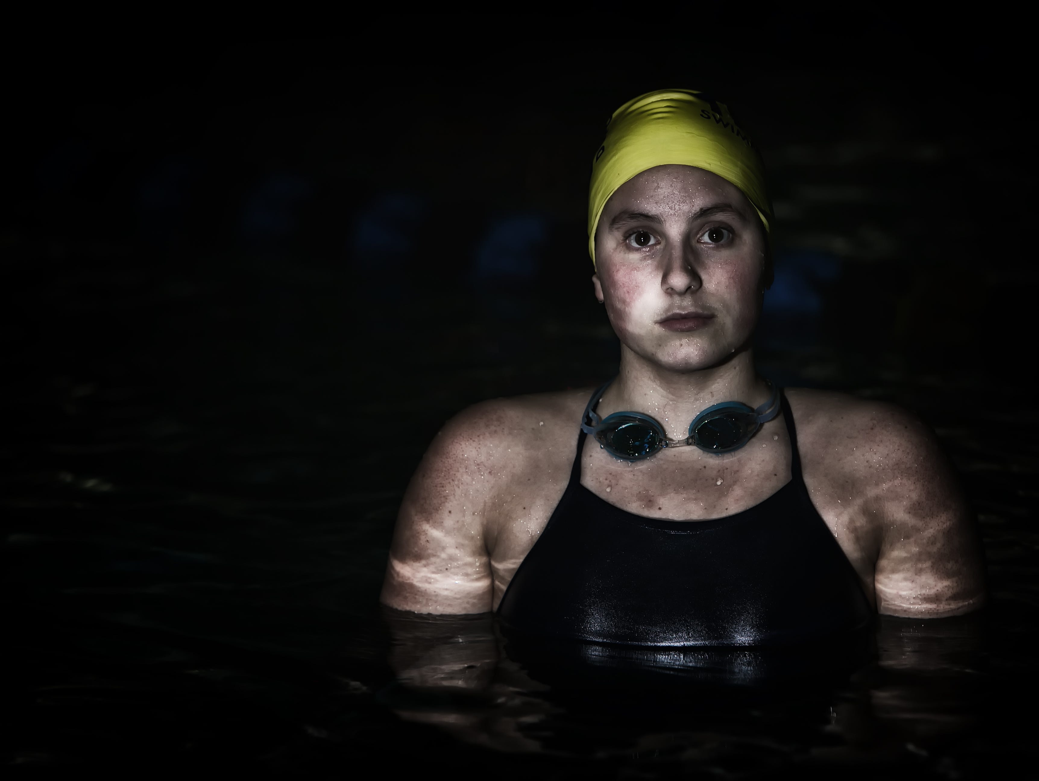 Athlete of the week, A.I. du Pont swimmer Alicia Diaz.