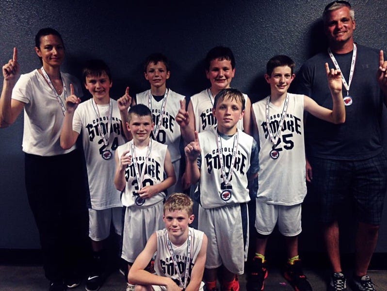 The Carolina Smoke fifth grade boys basketball team won its age division at the Twin Cities Classic last weekend in Asheville.