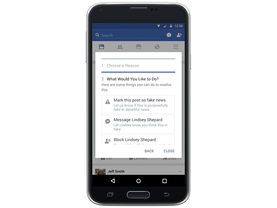 Facebook users can also alert their friends to articles