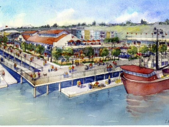 Port of Everett sketch of the proposed new waterfront.
