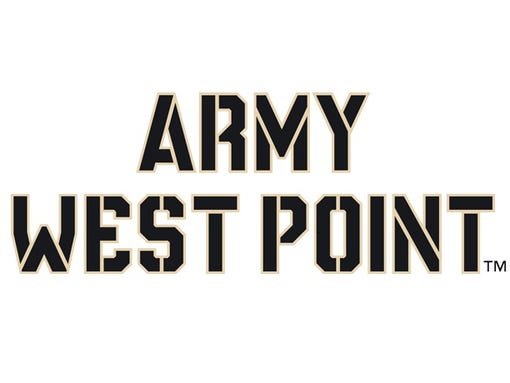 The "Army Stencil" lettering, part of West Point's