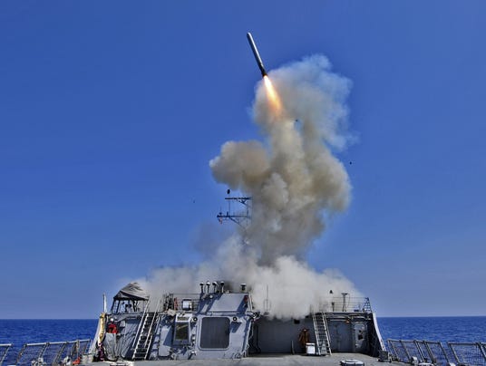 Tomahawk cruise missiles