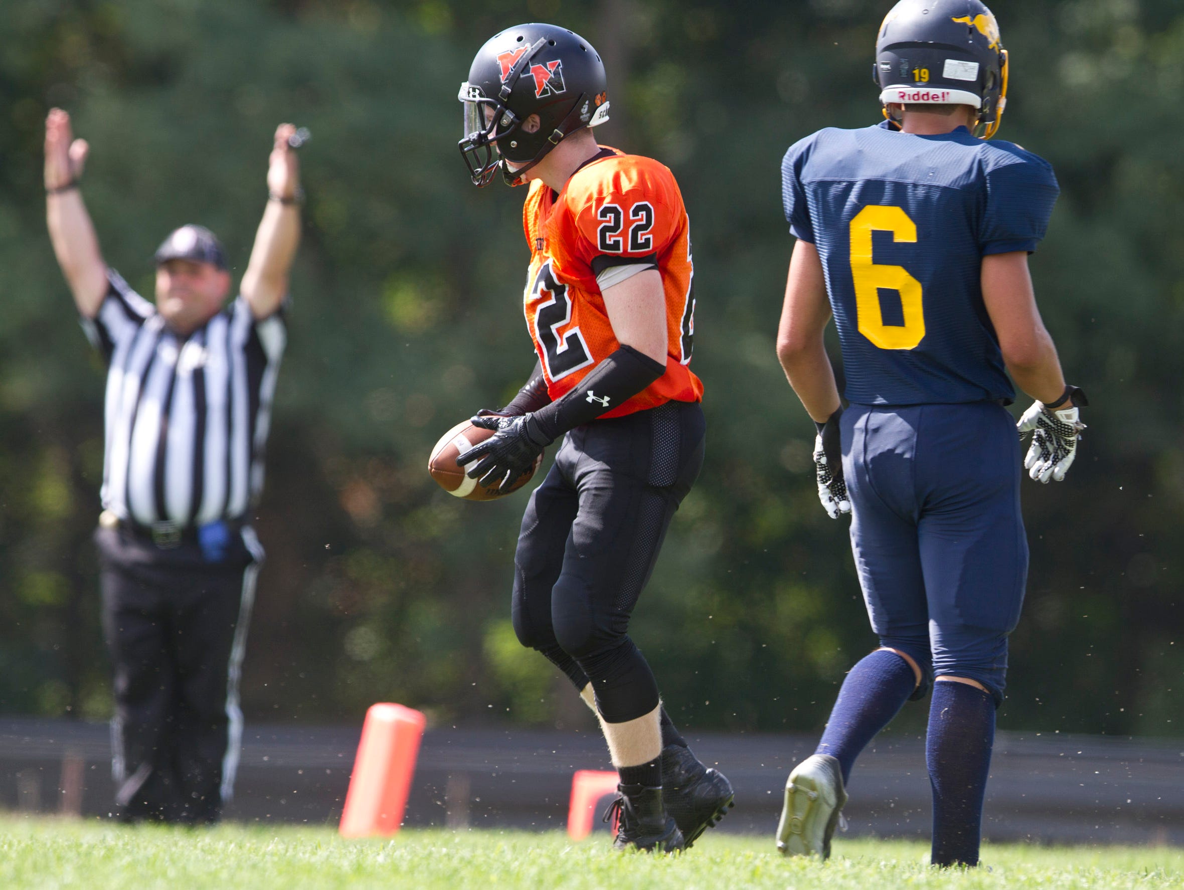 Middletown North vs Marlboro football. Marlboro, NJ Saturday, September 19, 2015 @dhoodhood