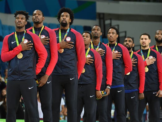 Team USA won gold in men's basketball.