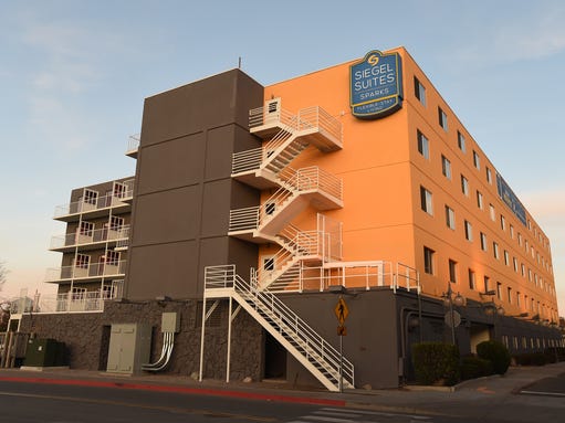 El Cortez Former Nugget Courtyard Eye Feb 15 Relaunch