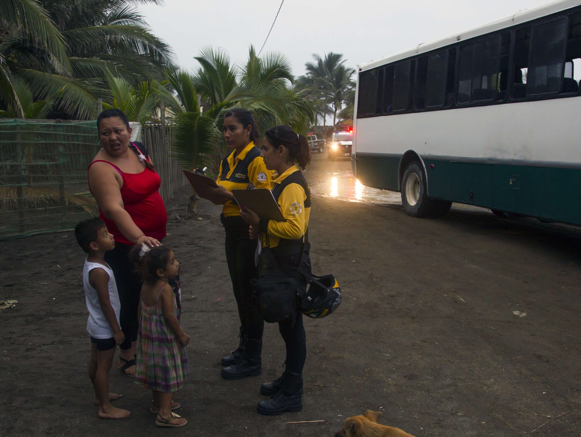 Residents of Boca de Pascuales, Colima State, Mexico,