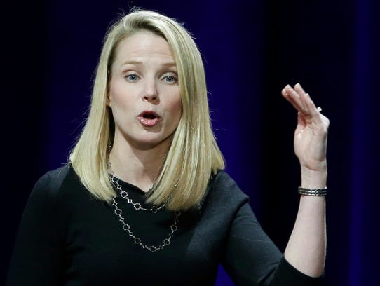 In this Feb. 19, 2015, file photo, Yahoo President