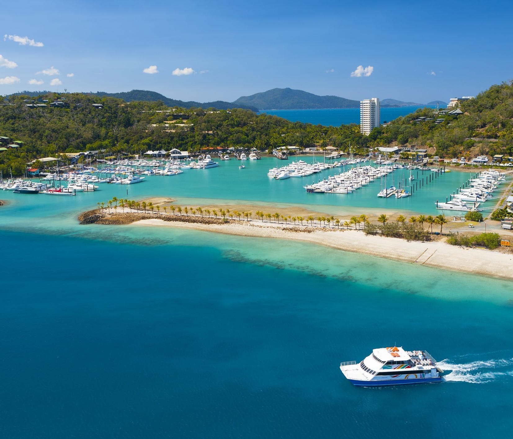 Hamilton Island, Australia: Popular among Australians, Hamilton Island is the largest inhabited island in the Whitsundays island chain. It's very popular for honeymoons, family vacations and holiday escapes. On Hamilton Island, you can explore the su