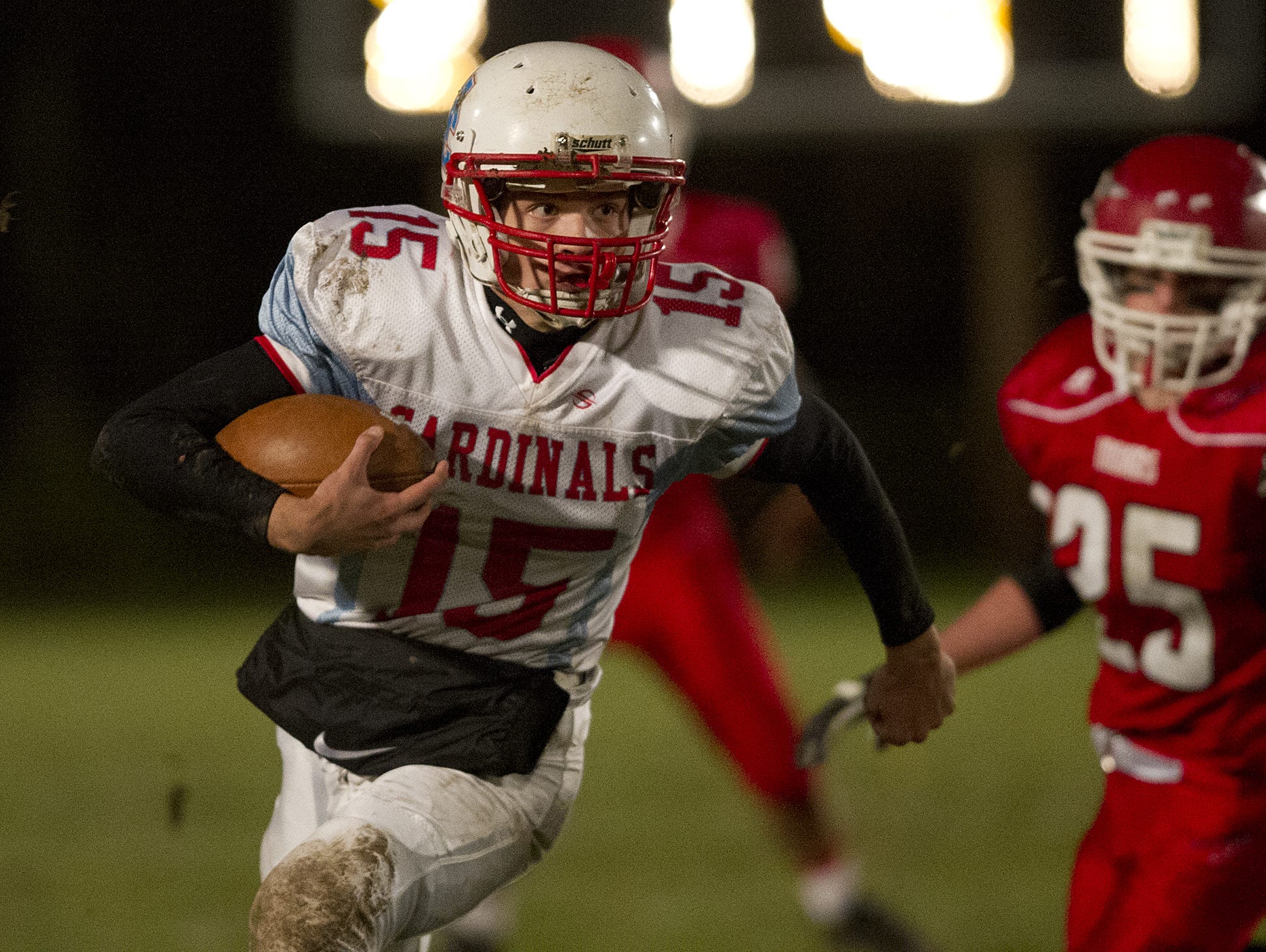 Newman Catholic quarterback Jake Gajewski is one of four finalists for the Win Brockmeyer Award. D.C. Everest's Stephen Paoli, Wausau East's Landon Krueger and Wausau West's Brady Lenz are also finaists for the award