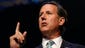 Republican presidential candidate Rick Santorum speaks